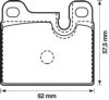 BENDIX 571488B Brake Pad Set, disc brake